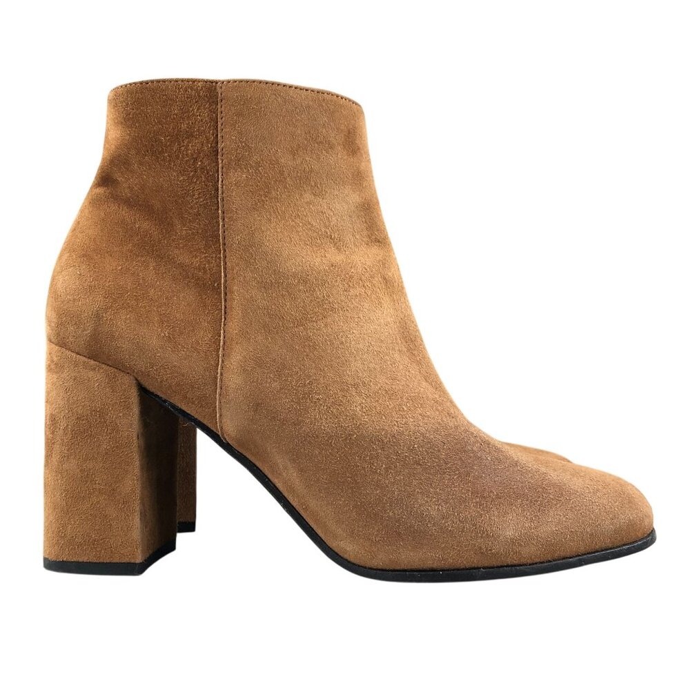 Kennel & Schmenger Women's UK 7 (US 9.5) Brown Suede High Heel Ankle Booties